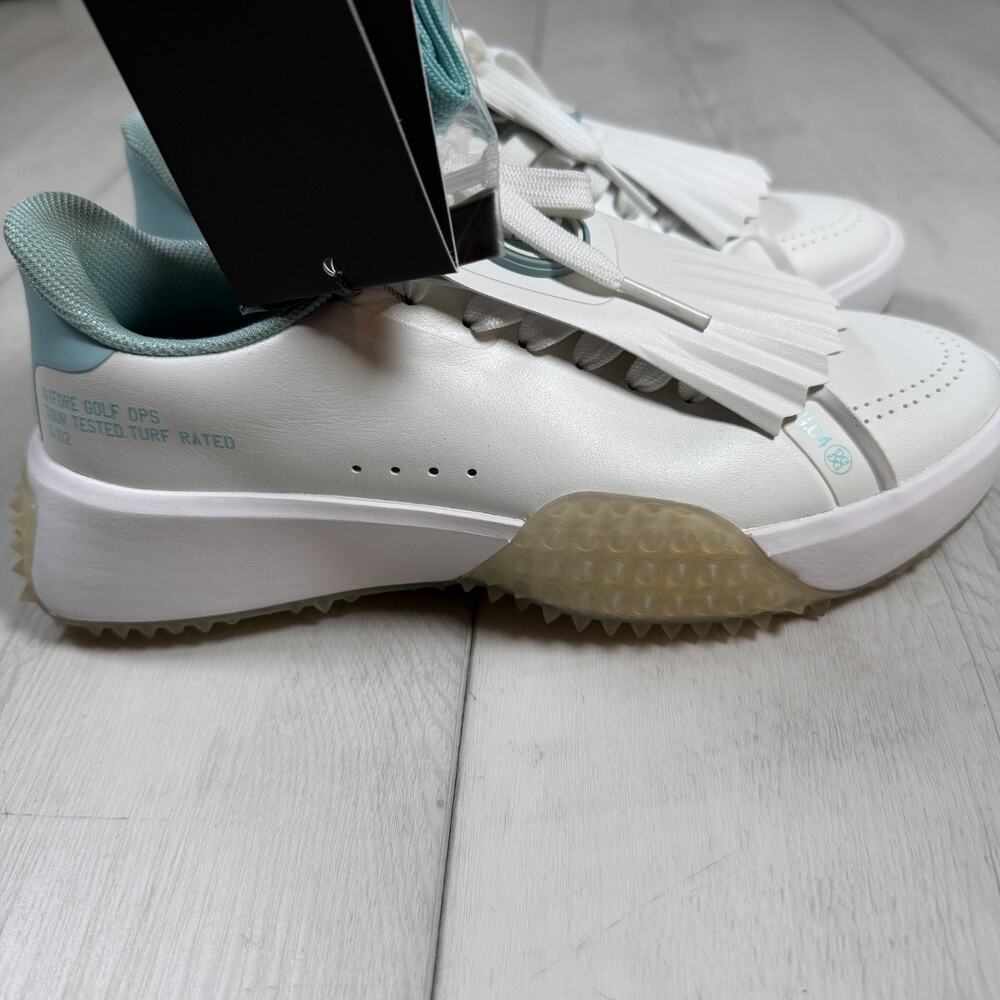 G/Fore Gfore G4 Kiltie G.112 Golf Shoes Women’s 5.5 Sea Glass Blue White - Picture 5 of 9